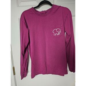 Ivory Ella Long Sleeve Pink Shirt
